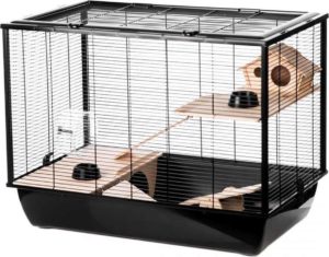 Duvo+ Zwarte Hamsterkooi