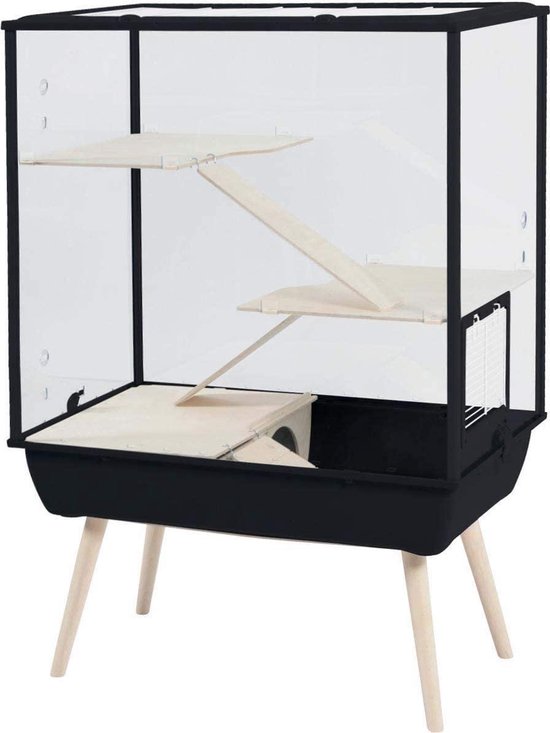 Zolux Nevo Royal Plexiglas - Zwart - 78 x 48 x109 cm