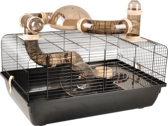 Hamsterkooi Figo - Beige - 58 x 38 x 40 cm