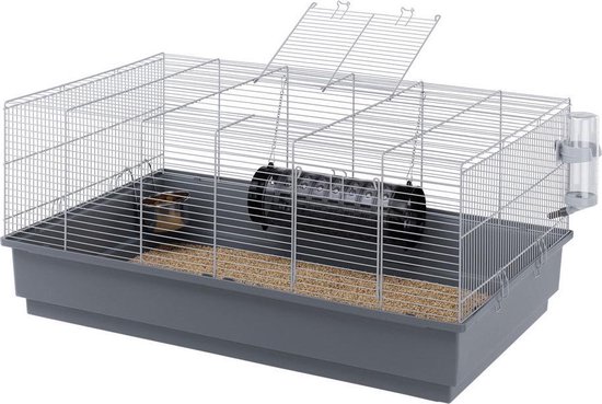 Ferplast Rattenkooi Mary - Grijs - 80 x 50 x 37.5