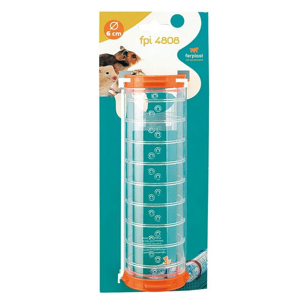Ferplast Tunnelbuis 8 Fpi 4808 Lang - Dierenverblijf - 6x21 cm Assorti